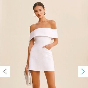 BHLDN Ingrid Off-The-Shoulder Mini Dress - Anthropologie